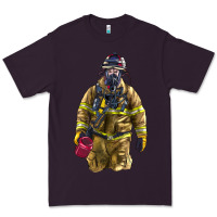 Plum Firefighter Premium Tee - LillyAllenDesigns