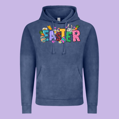Easter Vintage Hoodie Designed By Nancycooperartshop