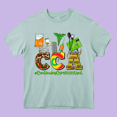 Cca  Countinuing Care Assistant Juneteenth Heavy Core Tee Designed By Adodesignshop