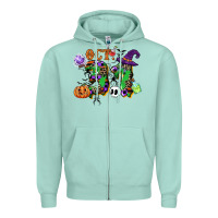 Seafoam october 31 Zipper Hoodie - CowGirlArtShop