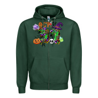 Sports Green october 31 Zipper Hoodie - CowGirlArtShop