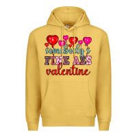Antique Gold somebody's fine ass valentine Premium Hoodie - OliviaCreatesArt