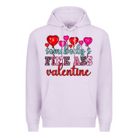 Lilac somebody's fine ass valentine Premium Hoodie - OliviaCreatesArt