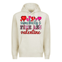 Oatmeal Heather somebody's fine ass valentine Premium Hoodie - OliviaCreatesArt