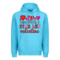 Ocean Blue somebody's fine ass valentine Premium Hoodie - OliviaCreatesArt