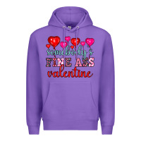 Purple somebody's fine ass valentine Premium Hoodie - OliviaCreatesArt