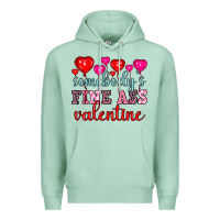Seafoam somebody's fine ass valentine Premium Hoodie - OliviaCreatesArt