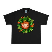 Black St. Patricks Sunflower With Dwarf Urban Heavy Tee - BundleAndBundleShop