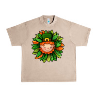 French Oak St. Patricks Sunflower With Dwarf Urban Heavy Tee - BundleAndBundleShop