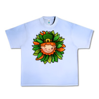 Grape Ice St. Patricks Sunflower With Dwarf Urban Heavy Tee - BundleAndBundleShop