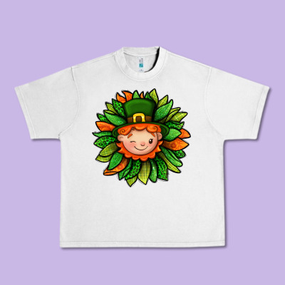St. Patricks Sunflower With Dwarf Urban Heavy Tee Designed By Bundleandbundleshop