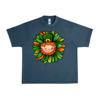 Midnight Navy St. Patricks Sunflower With Dwarf Urban Heavy Tee - BundleAndBundleShop