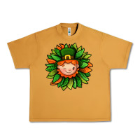 Peanut Butter St. Patricks Sunflower With Dwarf Urban Heavy Tee - BundleAndBundleShop