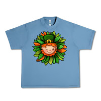 Pebble Blue St. Patricks Sunflower With Dwarf Urban Heavy Tee - BundleAndBundleShop