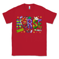 Red Mardi Gras nurse Classic Tee - BundleAndBundleShop