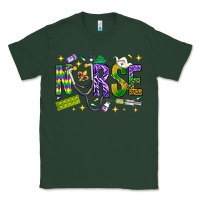 Sports Green Mardi Gras nurse Classic Tee - BundleAndBundleShop