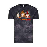 Cloud Black Happy Hallothanksmas Vintage Tee - MaliasSmallBusiness