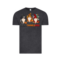 Vintage Black Happy Hallothanksmas Vintage Tee - MaliasSmallBusiness