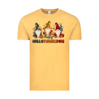 Vintage Mustard Happy Hallothanksmas Vintage Tee - MaliasSmallBusiness