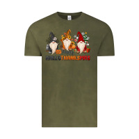 Vintage Olive Happy Hallothanksmas Vintage Tee - MaliasSmallBusiness