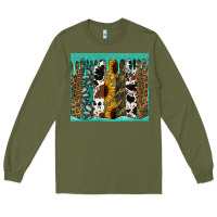 Western Brushstroke Tumbler Long Sleeve Tee | Teevron