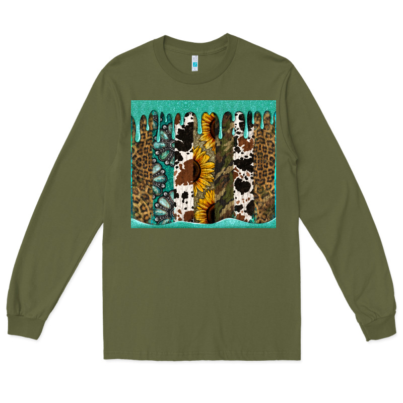 Western Brushstroke Tumbler Long Sleeve Tee by Jasminsmagicworld | Teevron