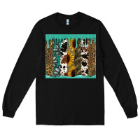 Black western brushstroke tumbler Long Sleeve Tee - Jasminsmagicworld