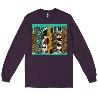 Plum western brushstroke tumbler Long Sleeve Tee - Jasminsmagicworld
