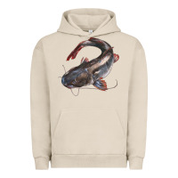 Pigment French Oak Catfish Illustrations Urban Hoodie - LillyAllenDesigns