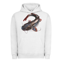 Pigment Lunar Rock Catfish Illustrations Urban Hoodie - LillyAllenDesigns
