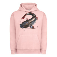 Pigment Salmon Catfish Illustrations Urban Hoodie - LillyAllenDesigns