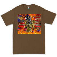 Cacao Western Firefighter With American Premium Tee - LillyAllenDesigns