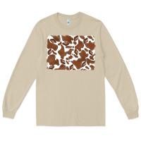 Mushroom distressed chocolate milkshake cowhide Long Sleeve Tee - RanaPortraitStore