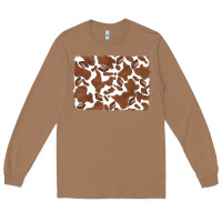 Toasted Coconut distressed chocolate milkshake cowhide Long Sleeve Tee - RanaPortraitStore