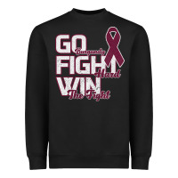 Black Go Burgundy Fifht Hard Win The Fight Heavyweight Sweatshirt - Bettercallsaul