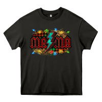 Asphalt lightning bolt mama christmas Heavy Core Tee - Jasminsmagicworld