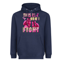 Navy This is how i fight Heavyweight Hoodie - FaDigitalArtStudio
