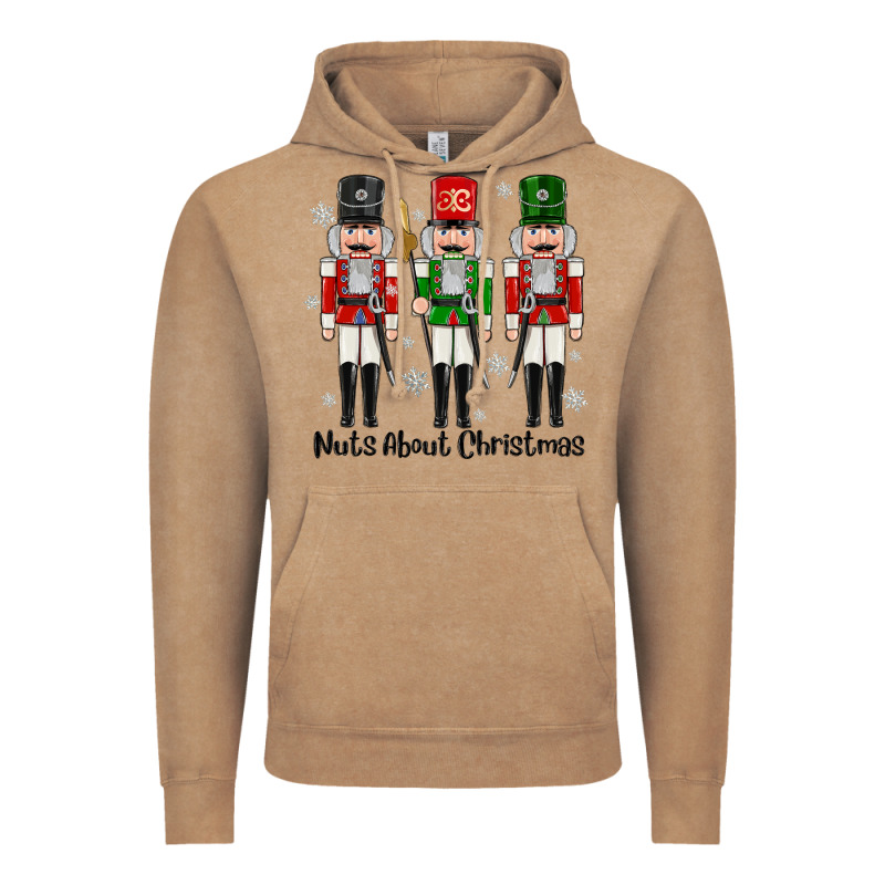 Nuts About Christmas Vintage Hoodie by MaliasSmallBusiness | Teevron