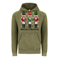 Vintage Olive Nuts About Christmas Vintage Hoodie - MaliasSmallBusiness
