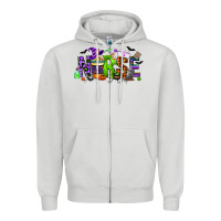 Dove Grey nurse coffee cup halloween Zipper Hoodie - CowGirlArtShop