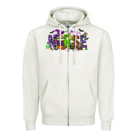 Oatmeal Heather nurse coffee cup halloween Zipper Hoodie - CowGirlArtShop