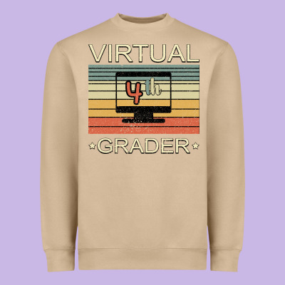 Virtual 4th Grader Heavyweight Sweatshirt Designed By Bettercallsaul