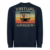 Navy Virtual 4th Grader Heavyweight Sweatshirt - Bettercallsaul