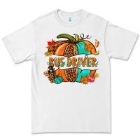 White bus driver pumpkin Premium Tee - NancyCooperArtShop