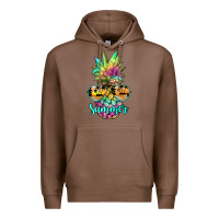 Chestnut tie dye pineapple, summer Premium Hoodie - JahusDesignShop