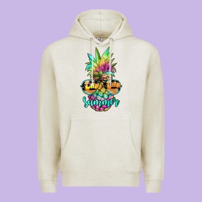 Tie Dye Pineapple, Summer Premium Hoodie Designed By Jahusdesignshop