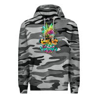Slate Camo tie dye pineapple, summer Premium Hoodie - JahusDesignShop