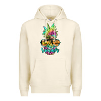 Tofu tie dye pineapple, summer Premium Hoodie - JahusDesignShop