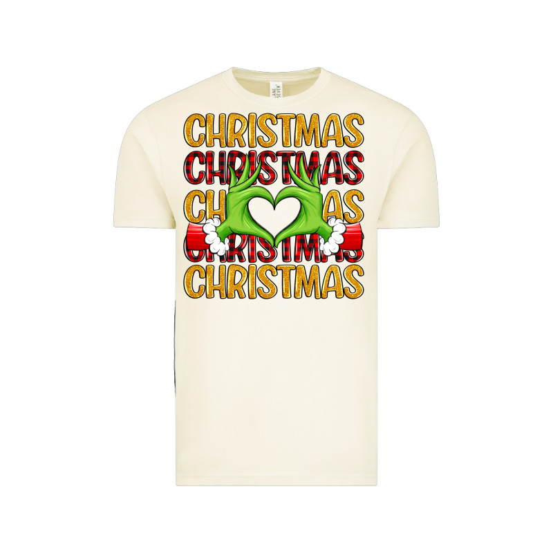 Christmas Grinch Heart Hands Vintage Tee by MaliasSmallBusiness | Teevron