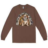 Chestnut english bulldog rainbow Long Sleeve Tee - BarkalooDesign
